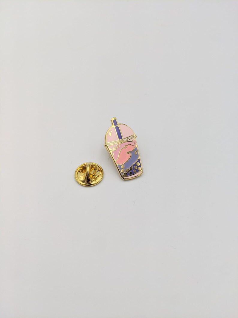 Enamel Pins Mystic Bubble Tea Sparkle Enamel Pin | Etsy