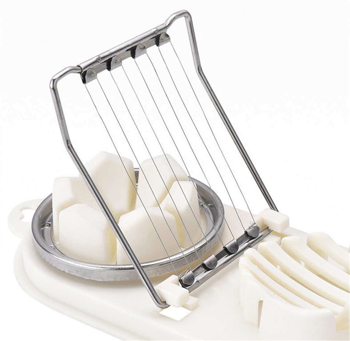 Egg Slicer 2 in 1 Egg Cutter Stainless Steel Fruit Slicer for Etsy