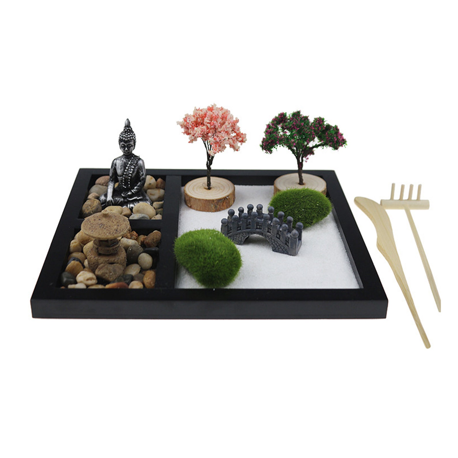 Mini Zen Garden for Desk Japanese Zen Sand Garden Kit with Etsy