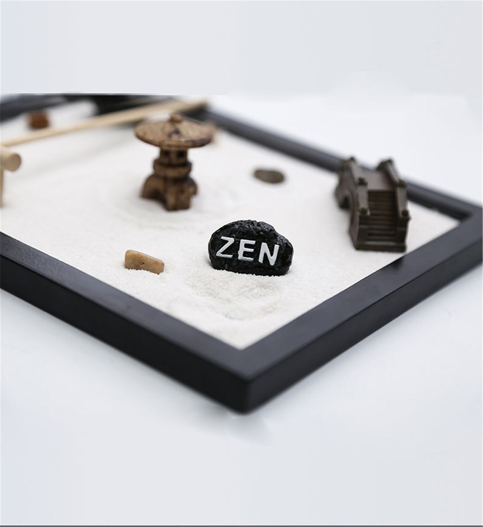 Zen Sand Tray Decoration Zen Garden Sand Tray Decoration Etsy
