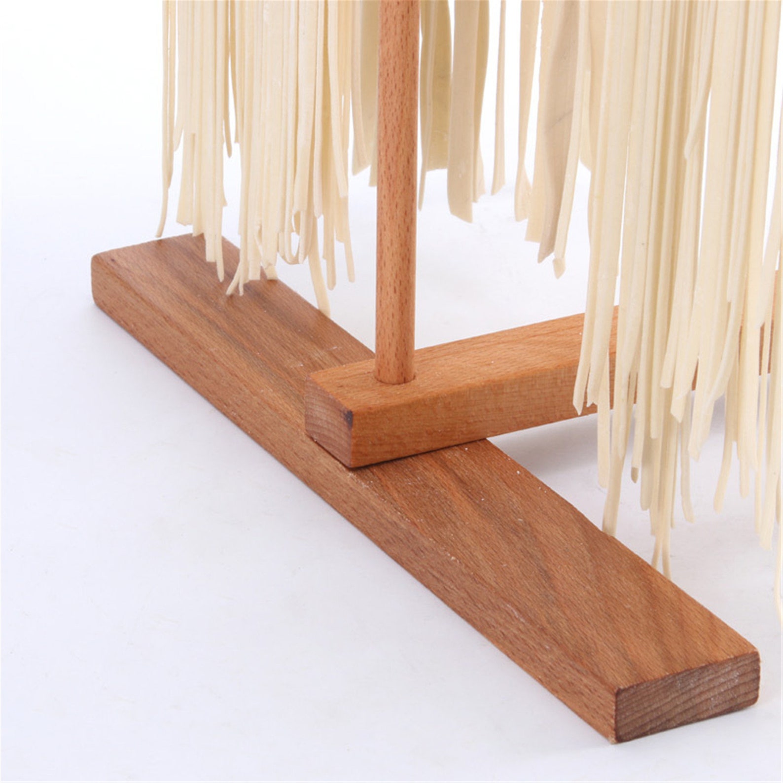 Wooden Pasta Drying Rack Collapsible Noodle Dryer Stand with 8 Etsy