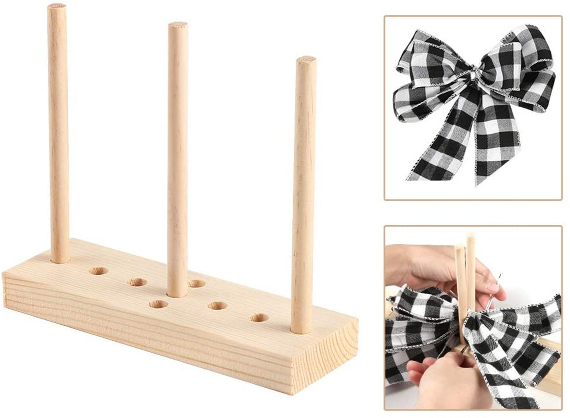 Bow Maker Bow Making Tool for Ribbon Wooden Wreath Bow Maker Etsy