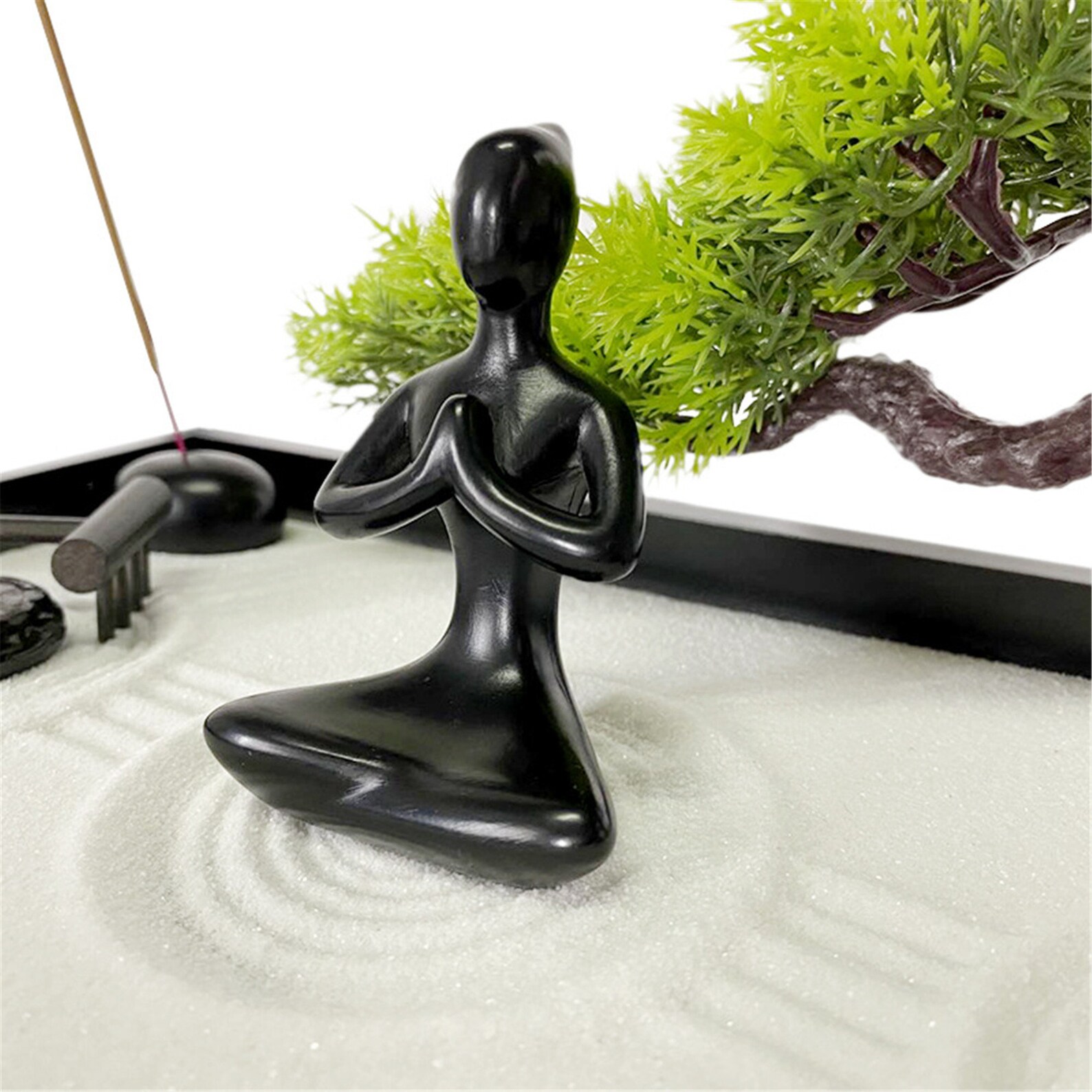 Zen Garden Tabletop Meditation Yoga Zen Garden Kit for Home Etsy