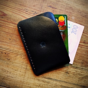 Porte-cartes portefeuille compact, porte-cartes, porte-cartes minimaliste, portefeuille en cuir, portefeuille fin en cuir, portefeuille fin, portefeuille, sac à main, cadeau