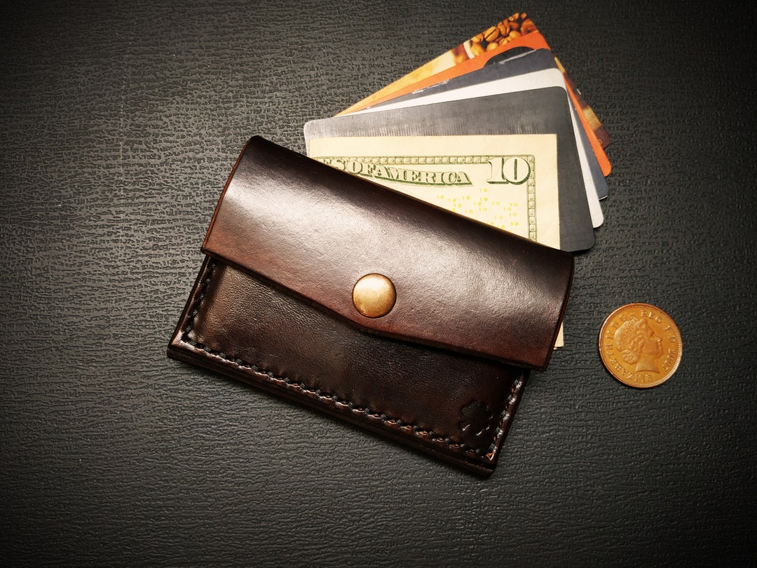 Compact Wallet, Slim Leather Cardholder, Small Purse Clutch ...