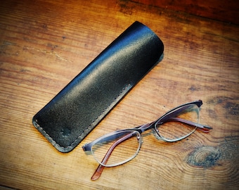 Universal pouch, Handmade Leather Pen Holder, Leather Pen Case, Business Leather Pen Sleeve, Eyeglasses Case, Universal  EDC pouch Mens Gift
