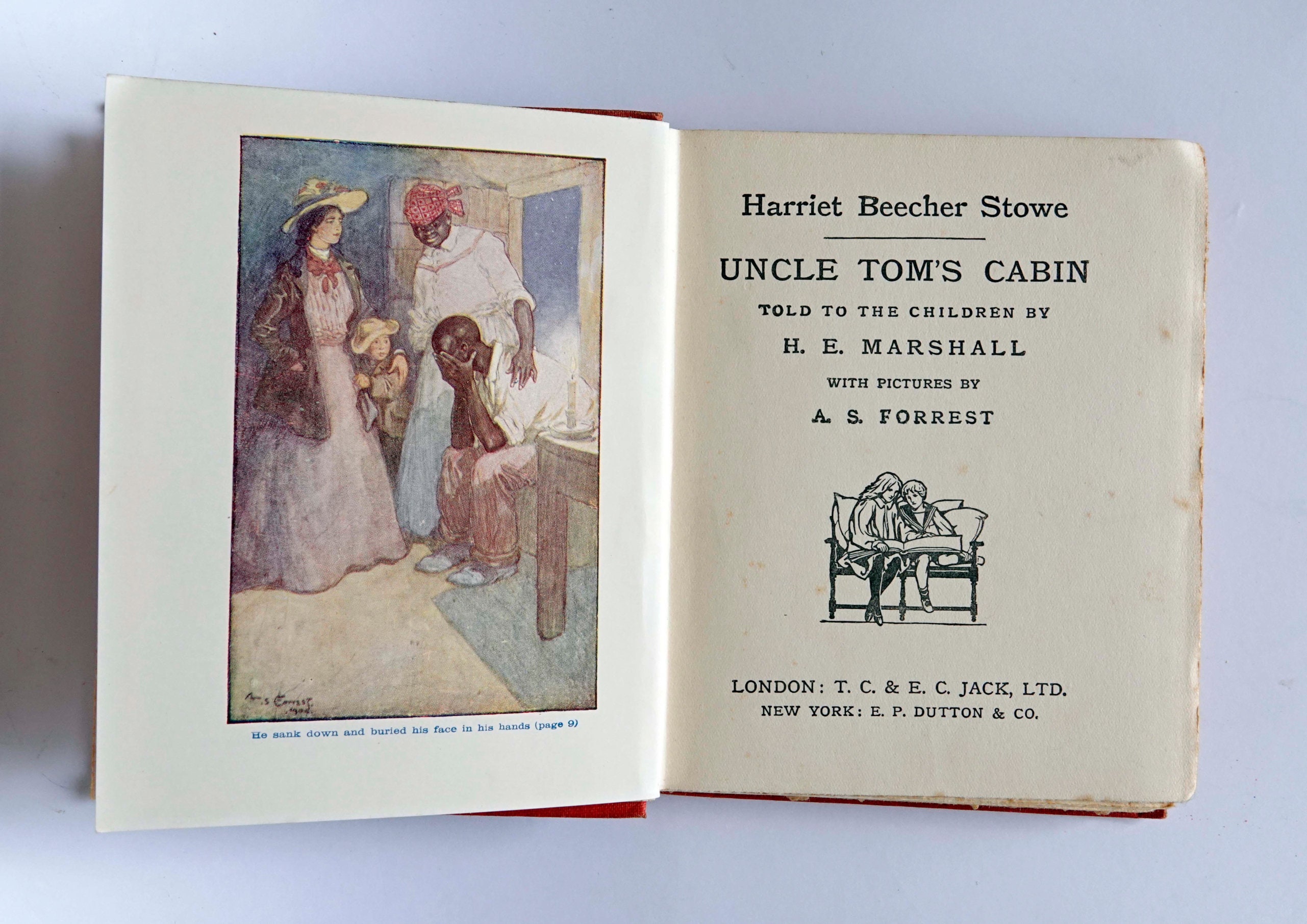 UNCLE TOM'S CABIN Told to the Children by H.E. Marshall - Etsy