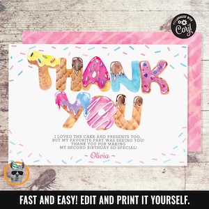 O aniversário de Candyland agradece-lhe cardar | Arquivo Digital Editável