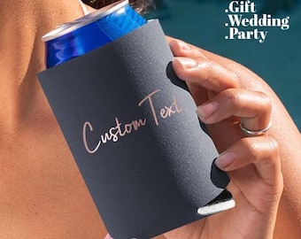 Custom Can Stubby Holder Australia | Custom Print Koozie Wedding Gift Party | Koozies Holder | wedding favors Printing