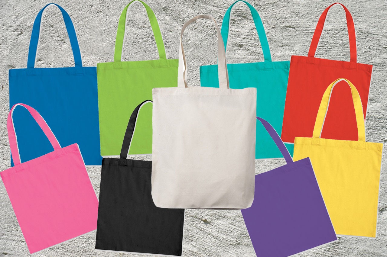 Plain Cotton Tote Bag Australia Blank Bags Black Red Green Etsy Australia