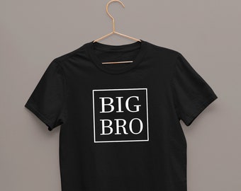 Big Brother T Shirt Australia Print | Big Bro Tee | Baby Announcement Shirt Printing | Text Tshirt Gift Design