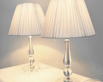 Pair of New Bedside Table DESIGNER MODERN Lamps