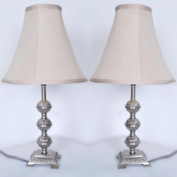 PAIR of Traditional Country Style Table Bedside LAMPS Etsy Australia