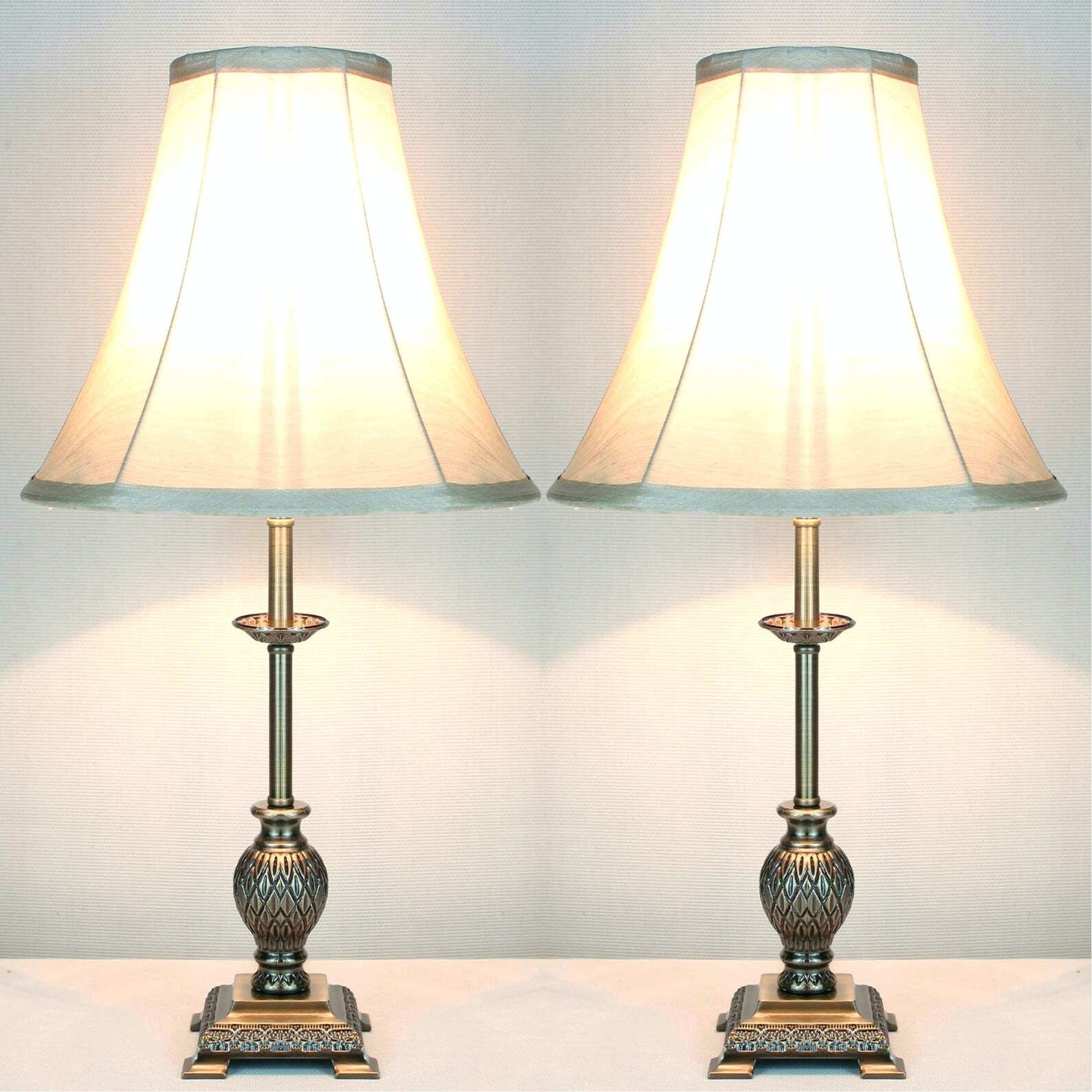 Buy PAIR of Traditional Antique Style Table Bedside LAMPS Online in India Etsy
