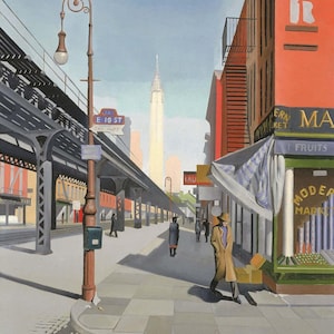 Third Avenue By Charles Goeller Quality Print - Frame Me