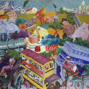 Souvenirs de Voyage di Gino Severini - Stampa artistica di qualità premium