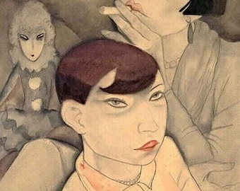 Jeanne Mammen Art Print: 1920s Berlin Portrait, Weimar Era