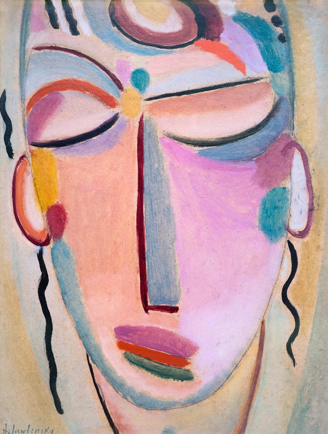 Alexej Von Jawlensky Meditation Expressionist Portrait Art Archival ...