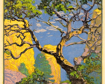 Gustave Baumann : Pinion Grand Canyon -Premium Quality Art Print