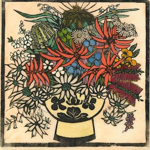 Coral Flowers By Margaret Preston - Premium Quality Art Print