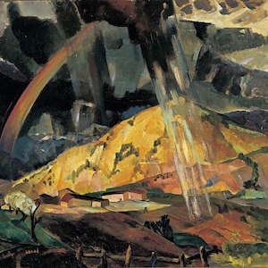 Jozef Bakos: Springtime Rainbow Art Print, Fine Art Paper