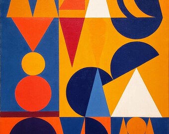 Fleur, frutta: stampa artistica di qualità d'archivio di Auguste Herbin