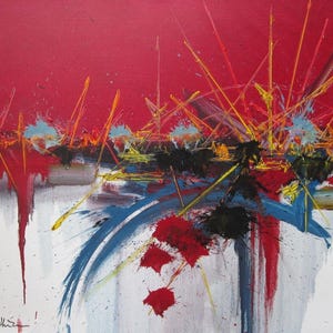 Georges Mathieu: Arte abstracto - Impresión artística de primera calidad