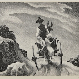 Goin’ Home By Thomas Hart Benton - Premium Quality Art Print