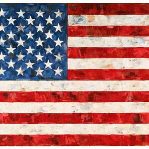 Bandera de Jasper Johns - Impresión artística de primera calidad