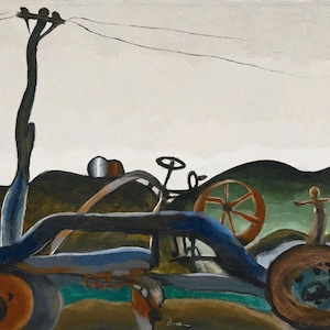 Town Scraper by Arthur Dove - Premium Quality Art Print