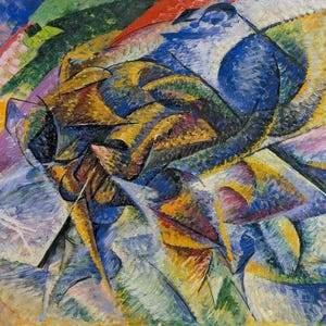 Umberto Boccioni: Dynamism of a Cyclist - Fine Art Print