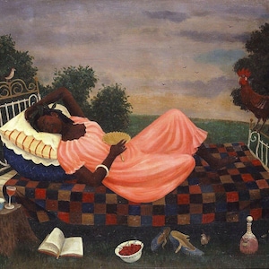 Siesta von Doris Emrick Lee - Premium Qualität Kunstdruck