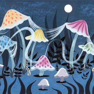 Alice and the Caterpillar By Mary Blair - Premium Quality Art Print