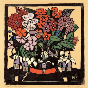 Fuschia : Margaret Preston -Premium Quality Art Print