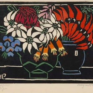 Sturts Desert Pea by Margaret Preston - Premium Quality Art Print