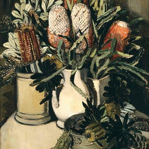 Flowers By Margaret Preston - Premium Quality Art Print