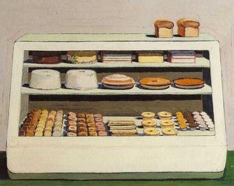 Bakery Counter by Wayne Thiebaud Quality Print - Frame Me - Etsy