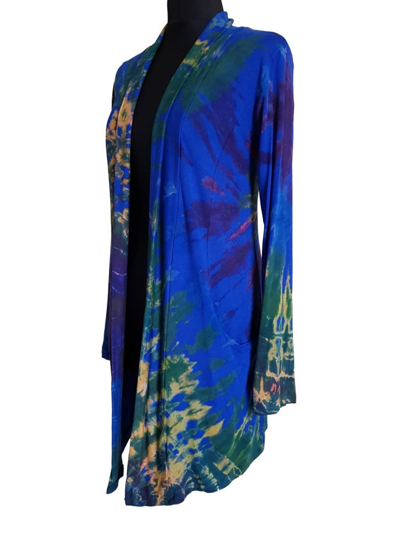 Tie Dye Cardigan Blues