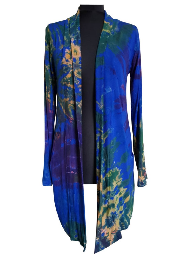 Tie Dye Cardigan Blues