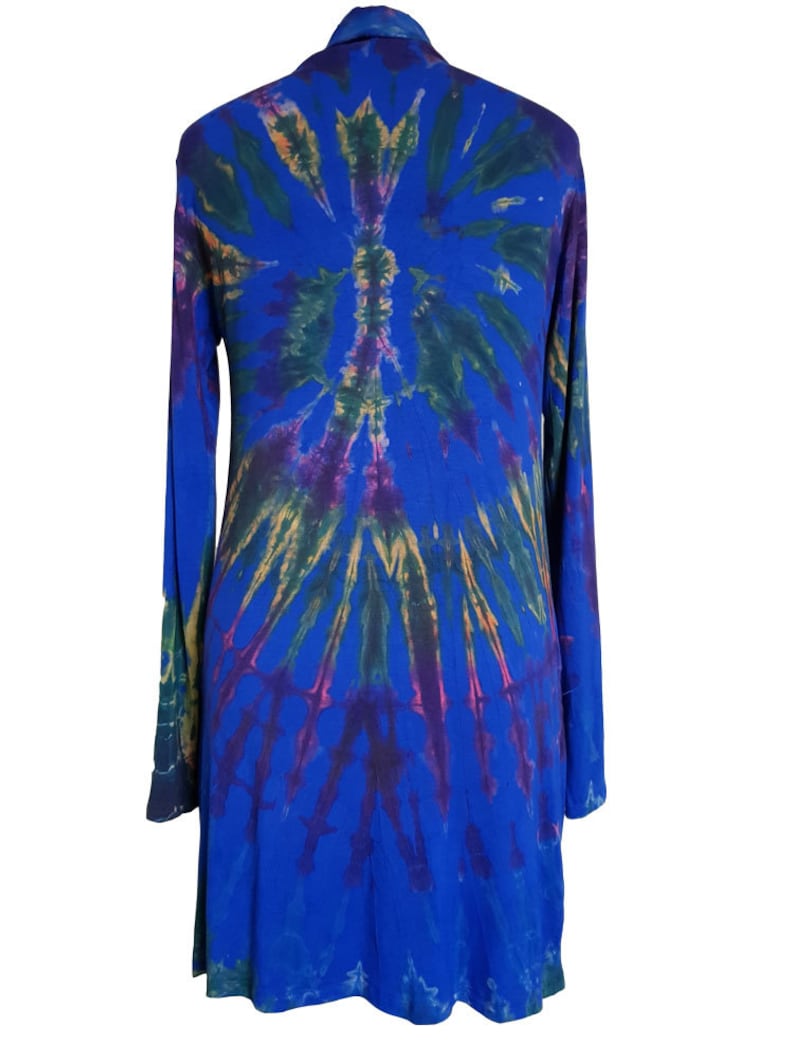 Tie Dye Cardigan Blues