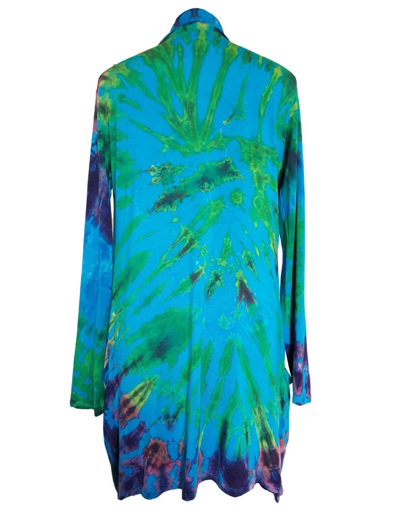 Tie Dye Cardigan Blues