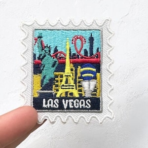 Parche de Las Vegas - Las Vegas - The Strip - Parche termoadhesivo - Parches de viaje - Recuerdo - Recuerdo de viaje - Recuerdos - Pasión por los viajes - Viajero - Casino
