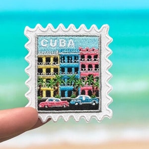 Cuba Patch- Travel Patches- Cuba Iron On Patch- Travel Souvenir- Souvenirs- Traveler- Sew On- Wanderlust- Countries- Traveler- Collect