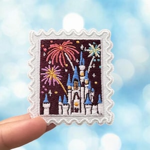 Disney Patch- Disneyland- Disney Castle- Iron On Patch- Micky Mouse- Minnie Mouse- Happiest Place On Earth- Patches- Pins and Patches