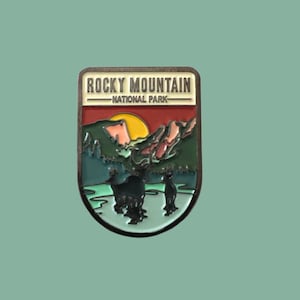Rocky Mountain National Park Pin- Travel Pin- National Parks- Rocky Mountain- The Rockies- Enamel Pin- Travel Souvenir- Collection- Souvenir