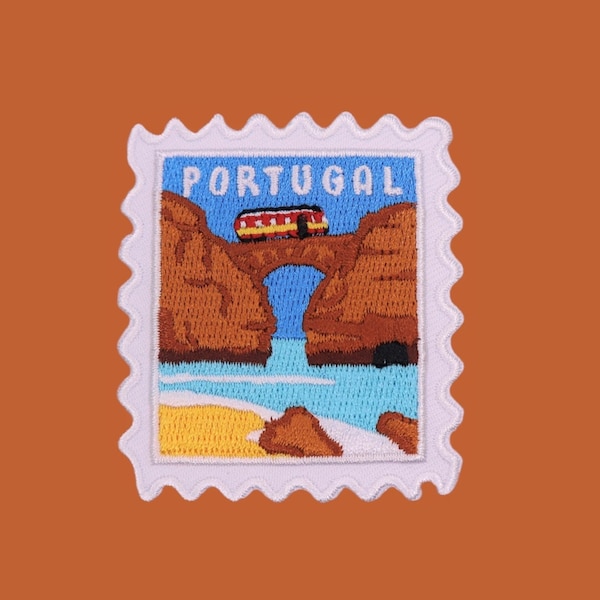 Portugal Patch- Travel Patches- Iron On Patch- Iron On- Souvenir- Wanderlust- Traveler- Lisbon- Beaches- Collector- Patches and Pins