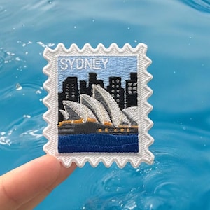 Sydney Travel Patch- Australia Patch- Travel Patches- Iron On Patches- Travel Souvenirs- Souvenir- Traveler- Wanderlust- Pins- Sydney