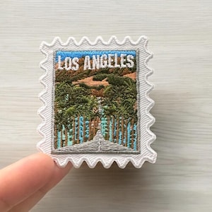 Los Angeles Travel Patch- Travel Patches- Los Angeles- Patches- Iron On- Travel Travel Souvenir-  Explorer- Souvenirs