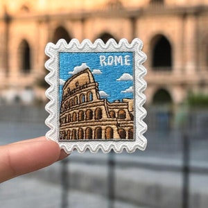 Rom Aufnäher - Aufnäher zum Aufbügeln - Aufnäher Sammler - Reise Souvenir - Roma