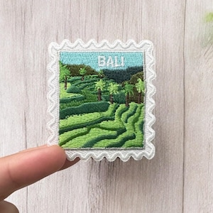 Bali Patch- Indonesia- Travel Patches- Iron On Patch- Traveler Souvenir- Patch Collector- Wanderlust- Traveler- Wanderer- Pin Collector